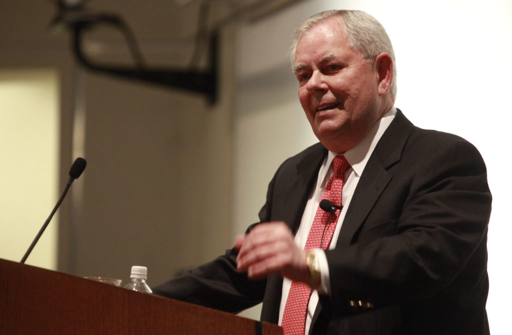 KU alumnus, former Chrysler CEO Robert Eaton speaks on campus News